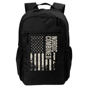 Nordic Combined Us Flag Retro Daily Commute Backpack