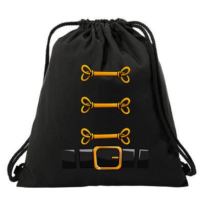 Nutcracker Costume Uniform Matching Toy Solider Drawstring Bag