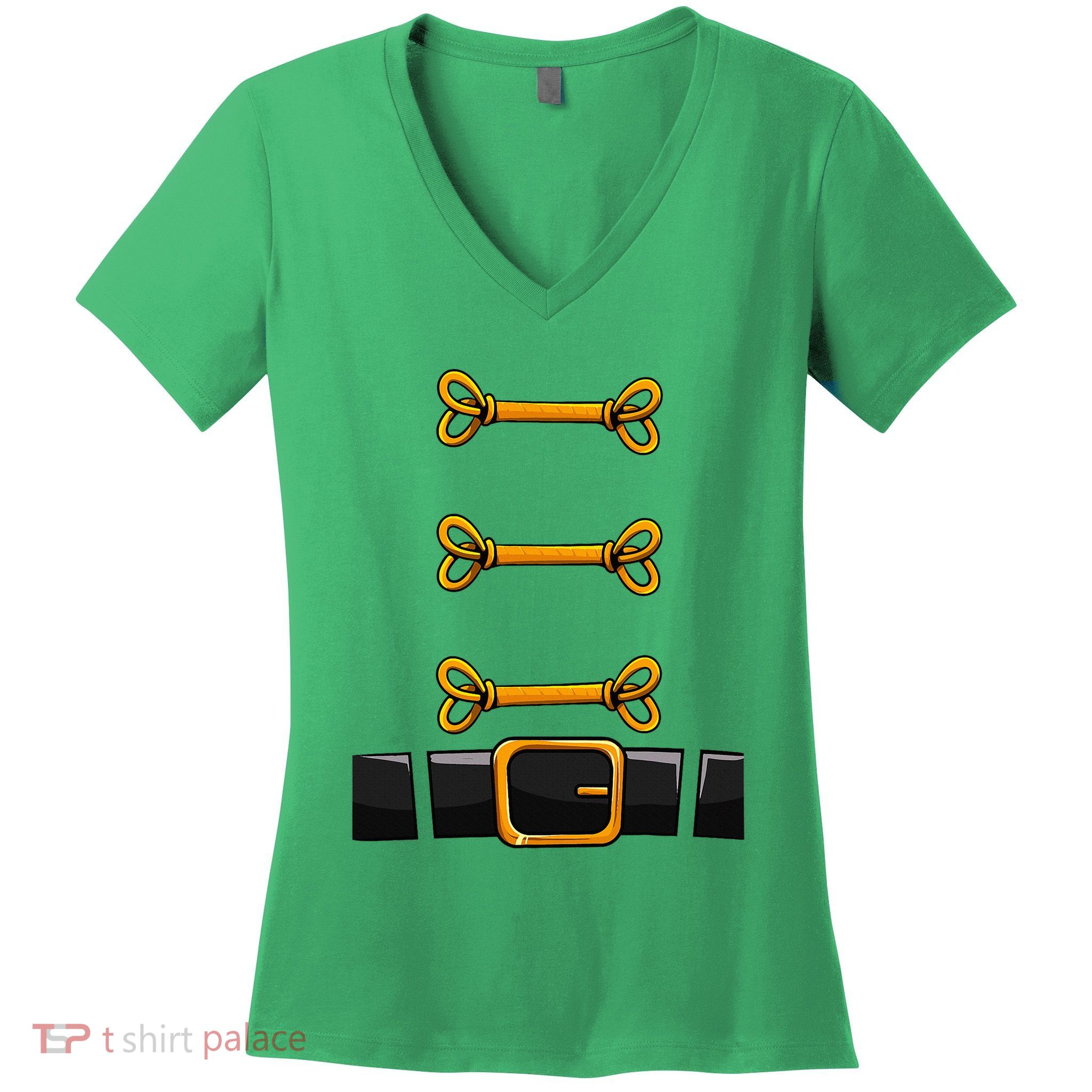 Nutcracker Costume Uniform Matching Toy Solider Women's V-Neck T-Shirt