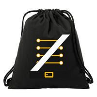 Nutcracker Costume Uniform Matching Toy Soldier Halloween Drawstring Bag