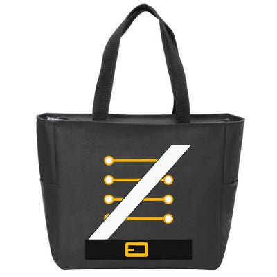 Nutcracker Costume Uniform Matching Toy Soldier Halloween Zip Tote Bag