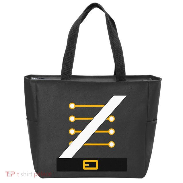 Nutcracker Costume Uniform Matching Toy Soldier Halloween Zip Tote Bag