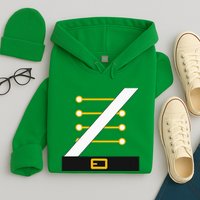Nutcracker Costume Uniform Matching Toy Soldier Halloween Hoodie