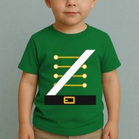 Nutcracker Costume Uniform Matching Toy Soldier Halloween Toddler T-Shirt