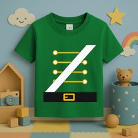 Nutcracker Costume Uniform Matching Toy Soldier Halloween Toddler T-Shirt