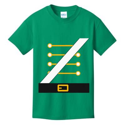 Nutcracker Costume Uniform Matching Toy Soldier Halloween Kids T-Shirt