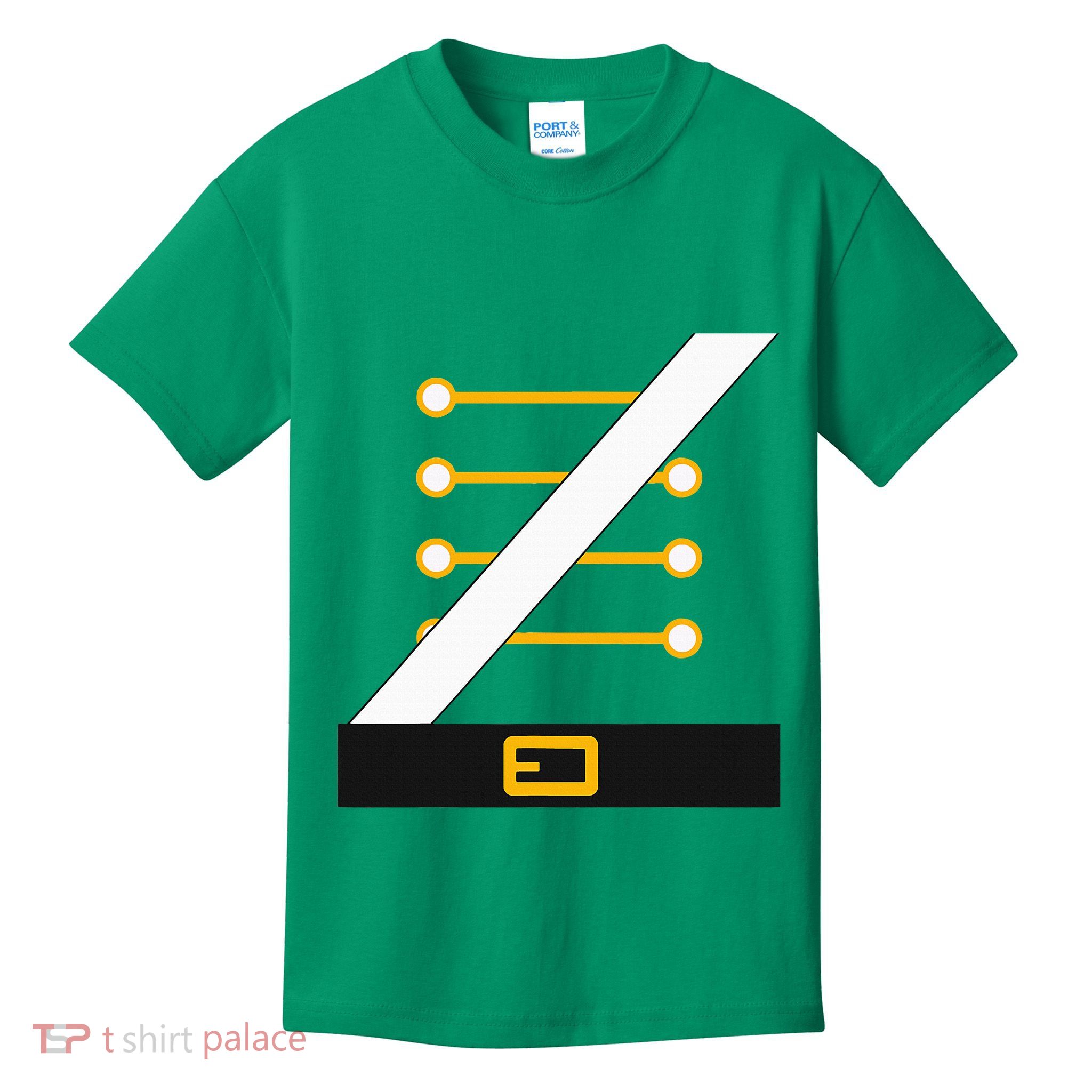 Nutcracker Costume Uniform Matching Toy Soldier Halloween Kids T-Shirt