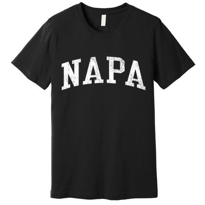 Napa Ca Vintage Athletic Sports Js02 Premium T-Shirt