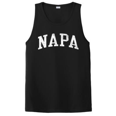 Napa Ca Vintage Athletic Sports Js02 PosiCharge Competitor Tank