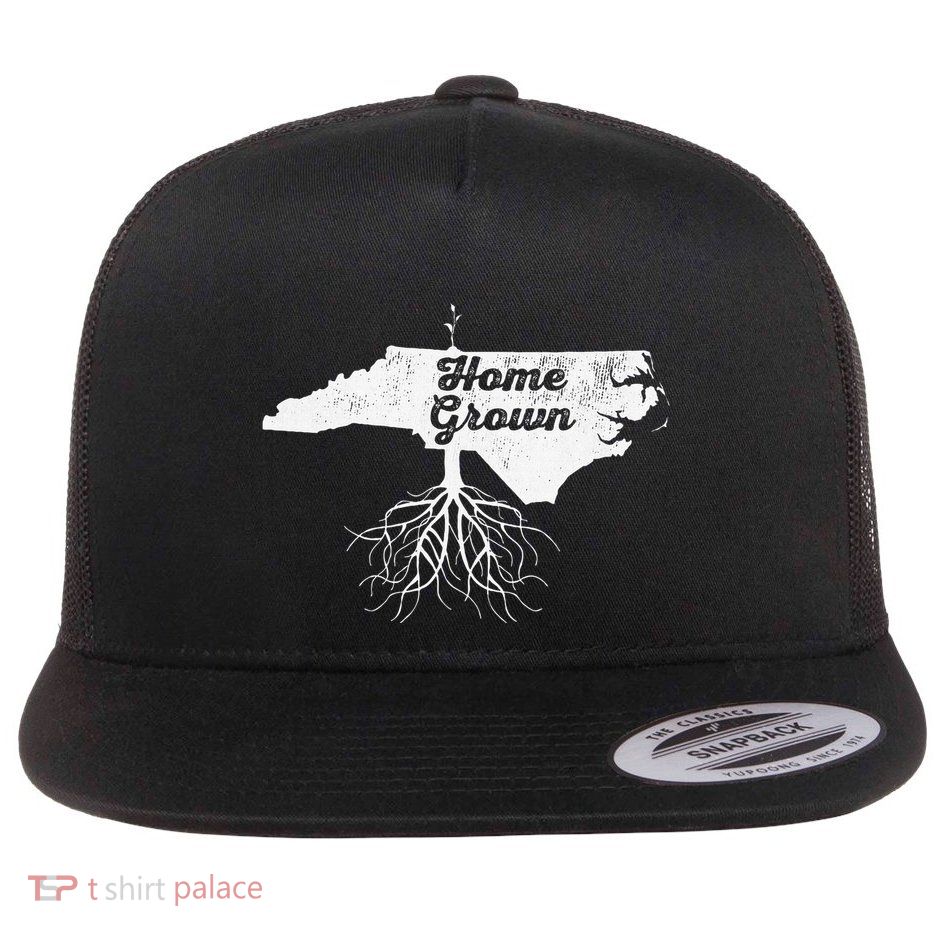 North Carolina Vintage Home Grown Roots Nc State Pride Flatbill Hat