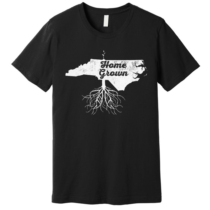 North Carolina Vintage Home Grown Roots Nc State Pride Premium T-Shirt