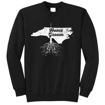 North Carolina Vintage Home Grown Roots Nc State Pride Tall Sweatshirt