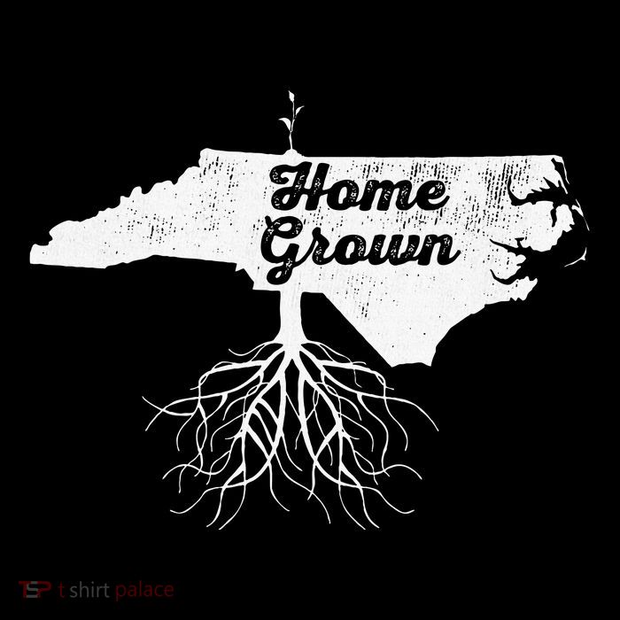 North Carolina Vintage Home Grown Roots Nc State Pride Baby Bodysuit