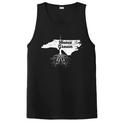 North Carolina Vintage Home Grown Roots Nc State Pride PosiCharge Competitor Tank