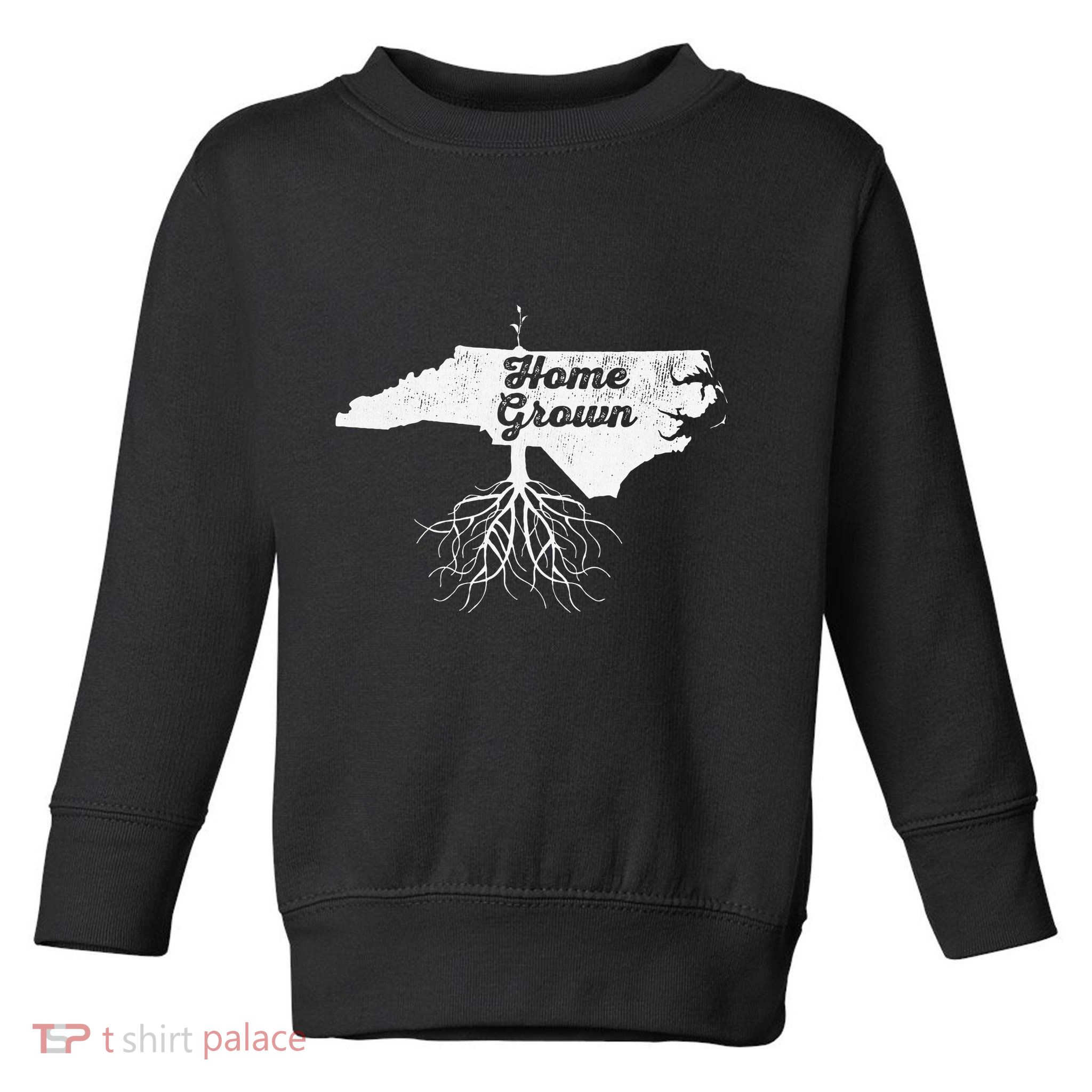 North Carolina Vintage Home Grown Roots Nc State Pride Toddler Sweatshirt