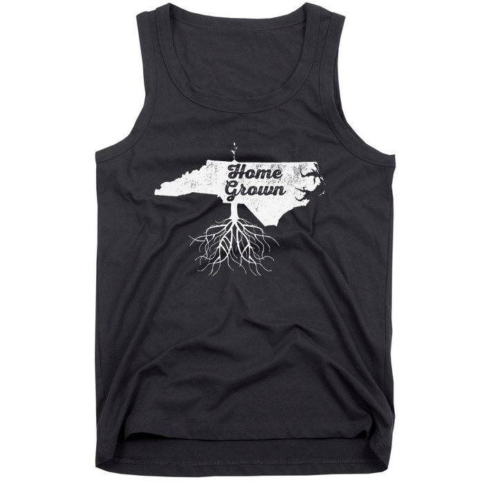 North Carolina Vintage Home Grown Roots Nc State Pride Tank Top