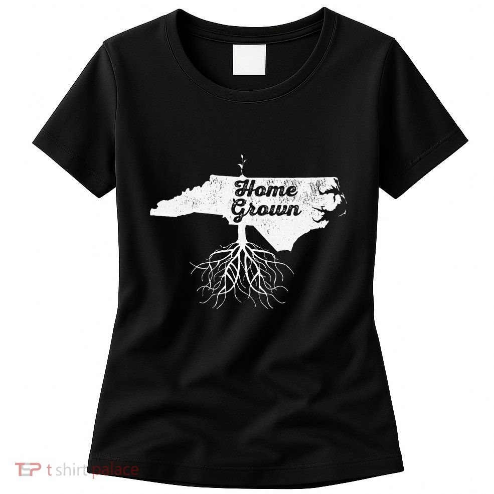 North Carolina Vintage Home Grown Roots Nc State Pride Womens T-Shirt