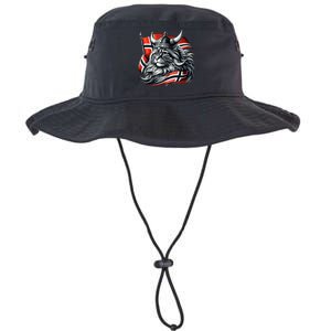 Norwegian Cat Viking Norway Flag Legacy Cool Fit Booney Bucket Hat