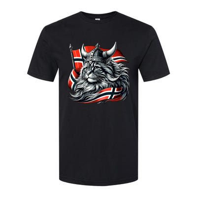 Norwegian Cat Viking Norway Flag Softstyle® CVC T-Shirt