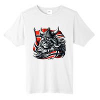 Norwegian Cat Viking Norway Flag Tall Fusion ChromaSoft Performance T-Shirt