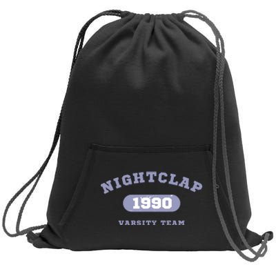 Night Clap Varsity Team Sweatshirt Cinch Pack Bag