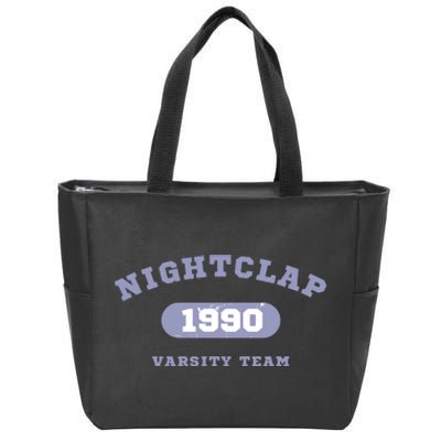 Night Clap Varsity Team Zip Tote Bag