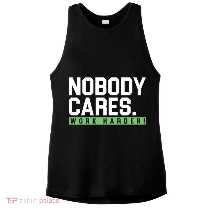 Nobody Cares Work Harder Ladies PosiCharge Tri-Blend Wicking Tank