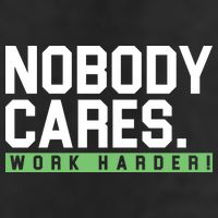 Nobody Cares Work Harder Cool Comfort Performance Bucket Hat