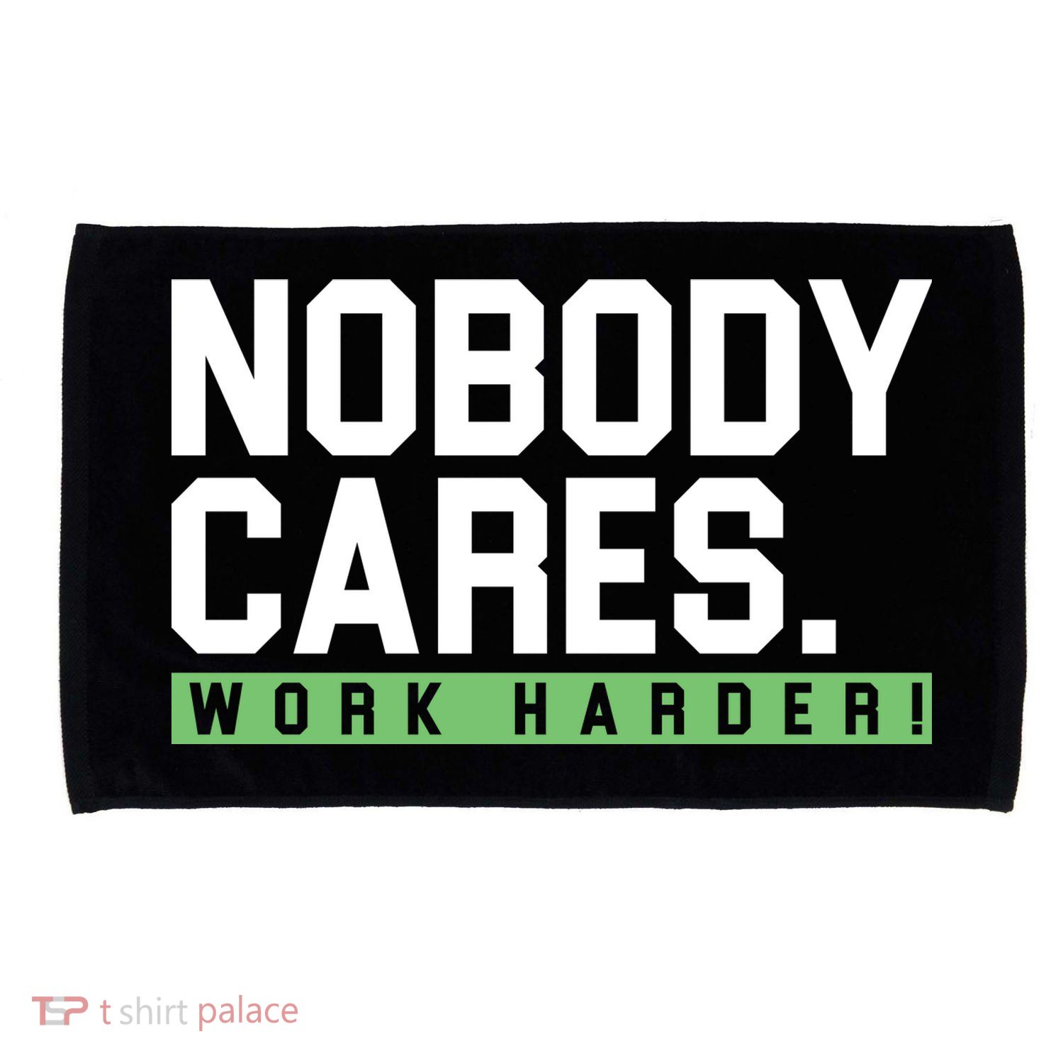 Nobody Cares Work Harder Microfiber Hand Towel