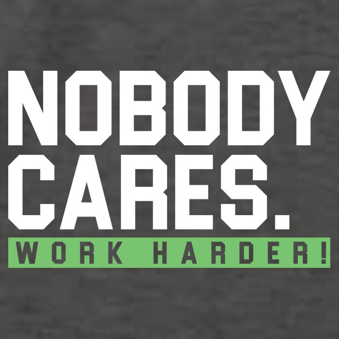 Nobody Cares Work Harder Vector Backpack