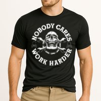 Nobody Cares Work Harder Skull Cooling Performance Crew T-Shirt