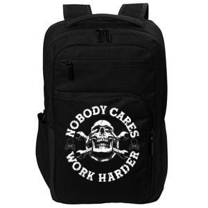 Nobody Cares Work Harder Skull Impact Tech Backpack