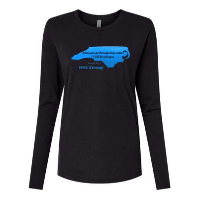 North Carolina Wnc Strong Appalachian Strong Womens Cotton Relaxed Long Sleeve T-Shirt