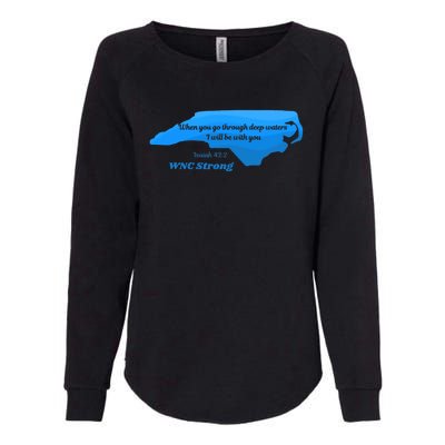 North Carolina Wnc Strong Appalachian Strong Womens California Wash Sweatshirt