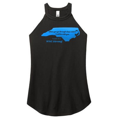 North Carolina Wnc Strong Appalachian Strong Women’s Perfect Tri Rocker Tank