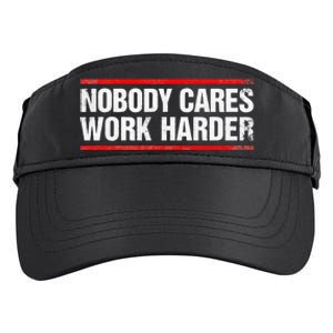 Nobody Cares Work Harder Fitness Workout Gym Adult Drive Performance Visor