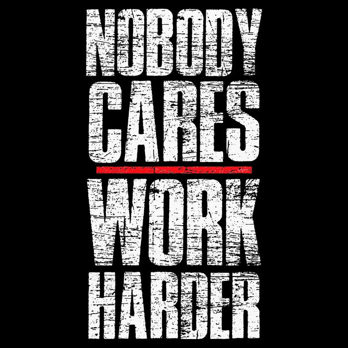 Nobody Cares Work Harder Personal Trainer Cooling Performance Crew T-Shirt