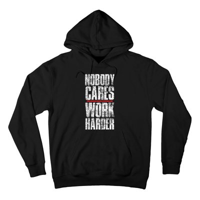 Nobody Cares Work Harder Personal Trainer Hoodie