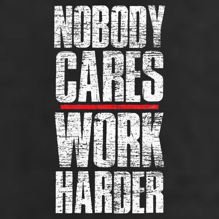 Nobody Cares Work Harder Personal Trainer Adult Drive Performance Visor