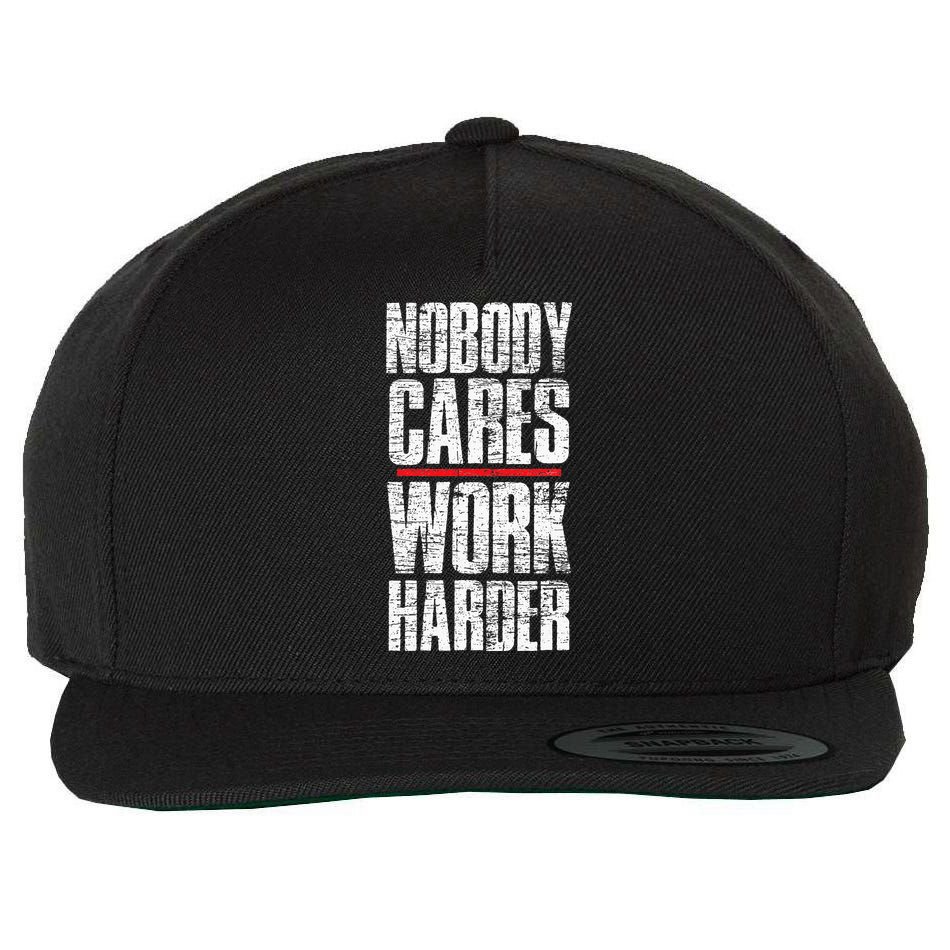 Nobody Cares Work Harder Personal Trainer Wool Snapback Cap