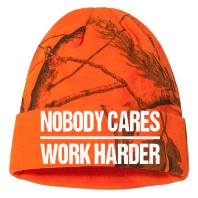 Nobody Cares Work Harder Kati Licensed 12" Camo Beanie