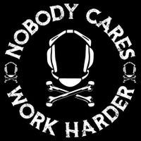 Nobody Cares Work Harder Wrestling Headgear Skull Bones Backpack