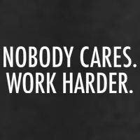 Nobody Cares Work Harder Adult Drive Performance Visor
