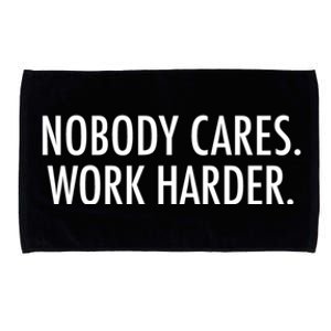 Nobody Cares Work Harder Microfiber Hand Towel