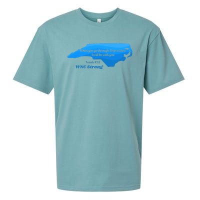 North Carolina Wnc Strong Appalachian Strong Sueded Cloud Jersey T-Shirt