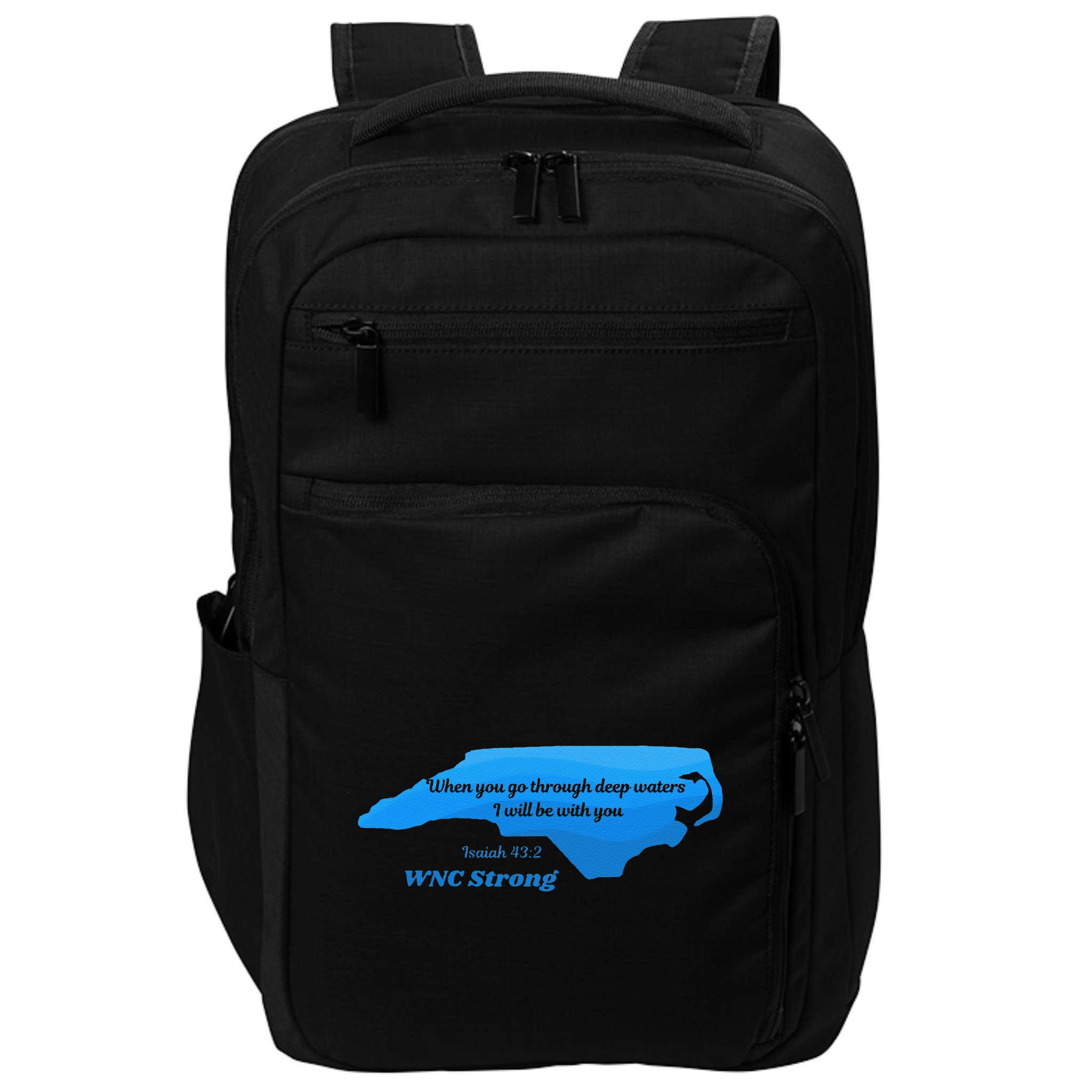 North Carolina Wnc Strong Appalachian Strong Gift Impact Tech Backpack