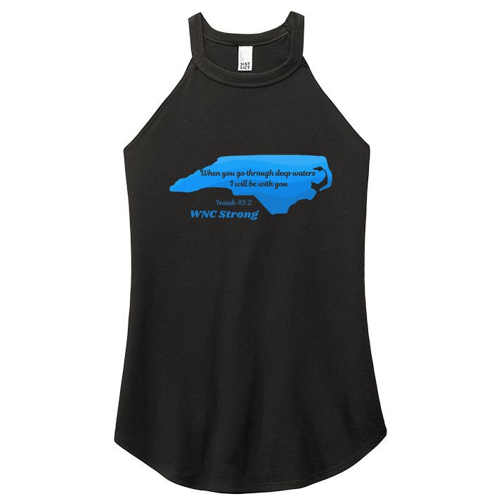 North Carolina Wnc Strong Appalachian Strong Gift Women's Perfect Tri Rocker Tank