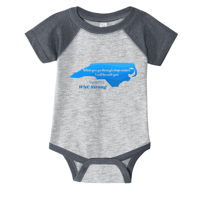 North Carolina Wnc Strong Appalachian Strong Gift Infant Baby Jersey Bodysuit
