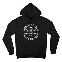 Nobody Cares Work Harder Skull Mechanic Engineer Hoodie