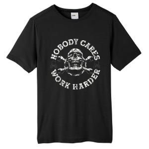 Nobody Cares Work Harder Skull Mechanic Engineer Tall Fusion ChromaSoft Performance T-Shirt